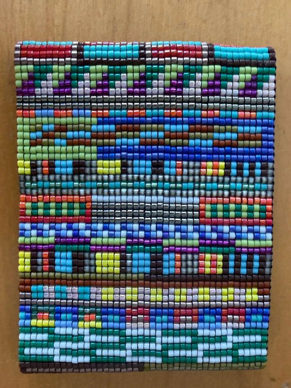 Julie Rofman handwoven beaded cuff bracelet 